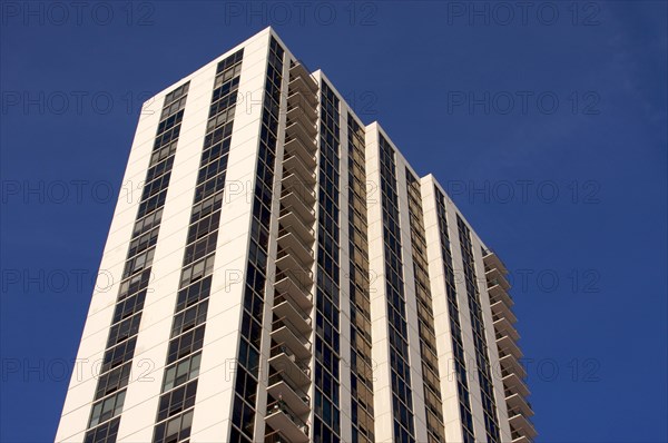 Modern high-rise condominiums in downtown chicago