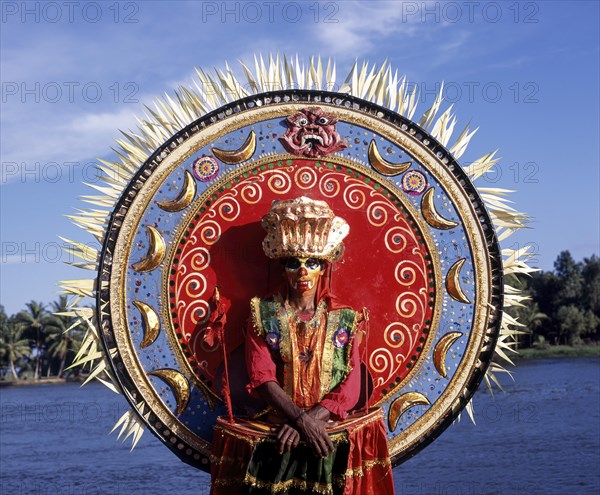 Theyyam dancer