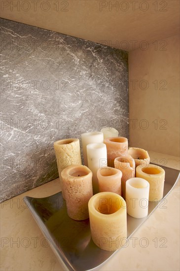 Candle collection abstract with room for your own text