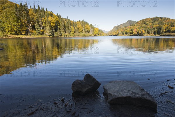 Herbstlandschaft im Park Jacques Cartier