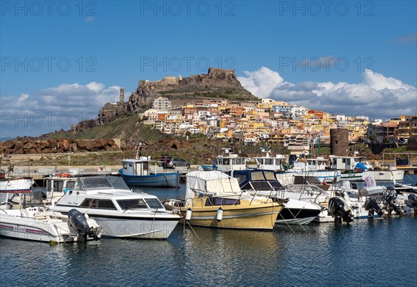 Boats in Castelsardo port