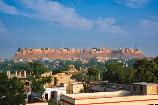 Famous tourist landmark of Rajasthan Jaisalmer Fort known as the Golden Fort Sonar quila