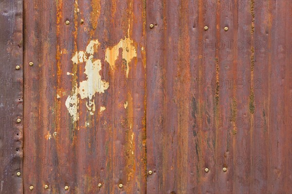 Old rusty sheet metal abstract background texture