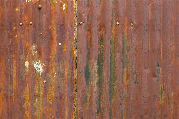 Old rusty sheet metal abstract background texture