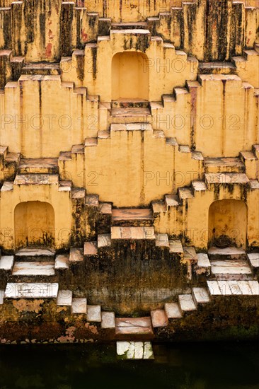 Panna Meena ka Kund stepwell in Amber