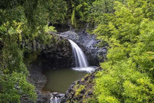 Wasserfall entlang des Pipiwai Trail