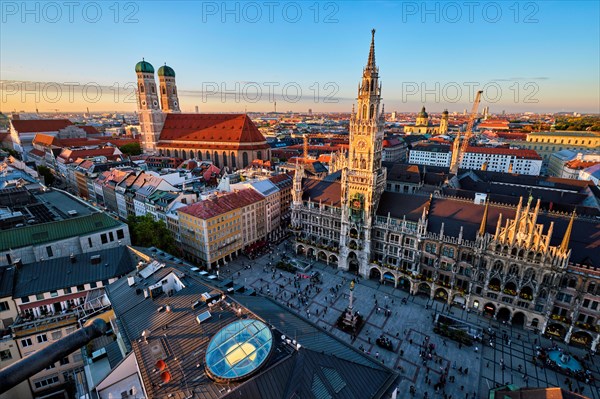 Aerial view of Munich