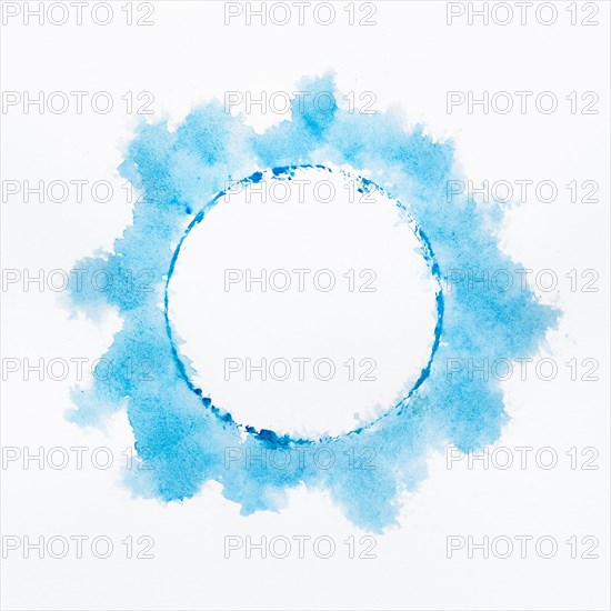 Abstract design blue circle