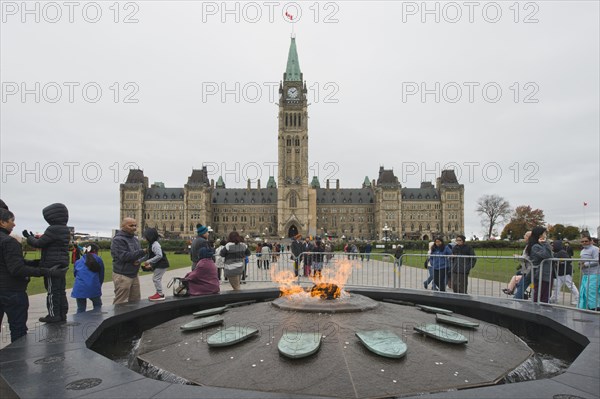 Parlamentsgebaeude auf dem Parliament Hill