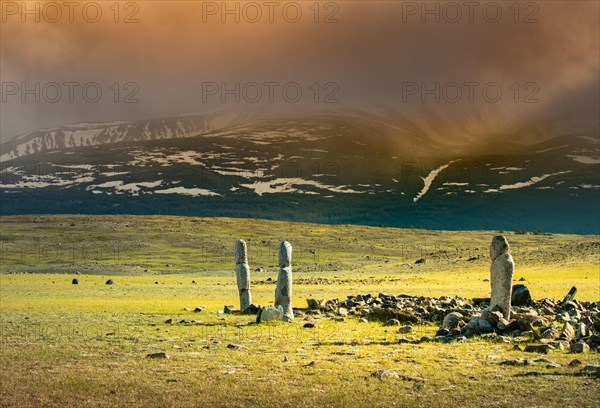 Old Man's Stone in Western Mongolia