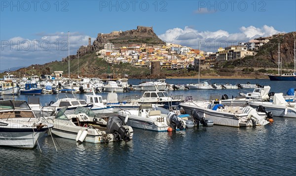 Boats in Castelsardo port