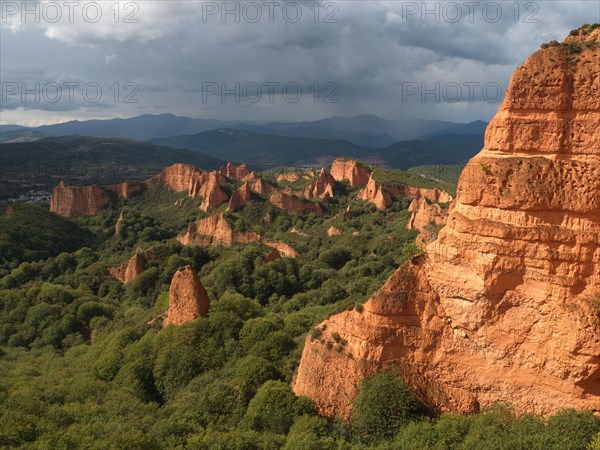 UNESCO Welterbe Las Medulas. Hier war die wichtigste Goldmine des Roemischen Reiches. Ponferrada