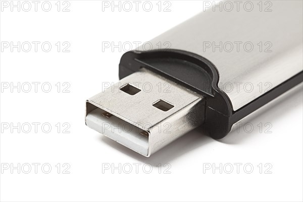 USB flash drive isolated on white background