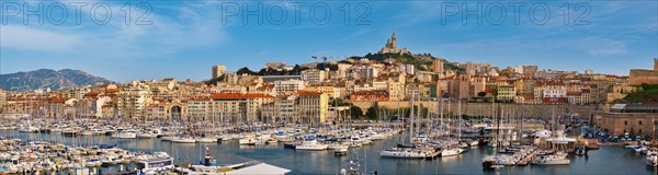 Panorama of Marseille Old Port