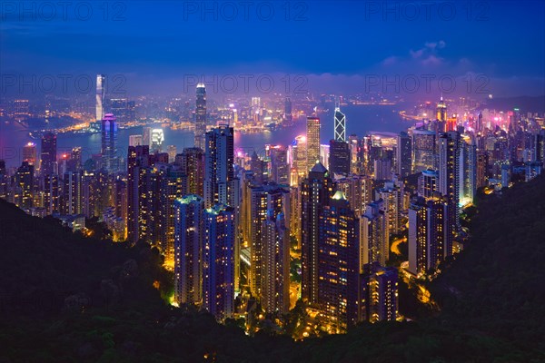 Famous view of Hong Kong