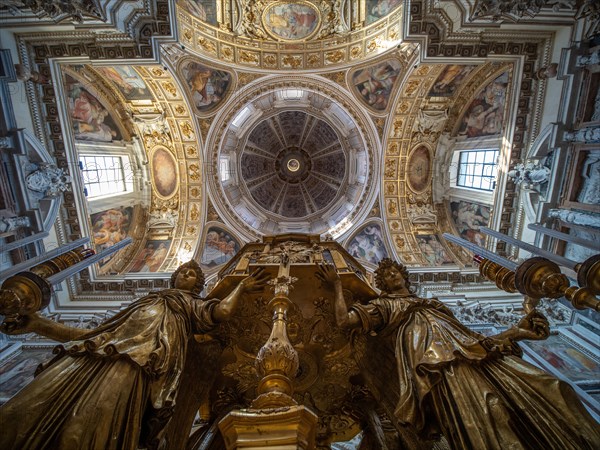 Dome and ornate ceiling