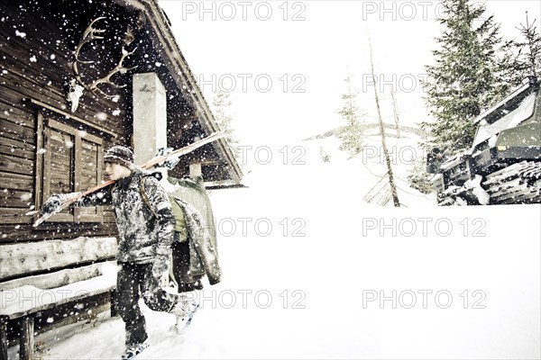 Mountain hunting Karwendel Mountains