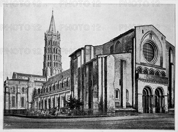 Romanesque church Saint Sernin in Toulouse