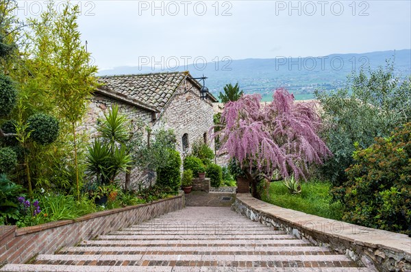 Staircase leading to the Chiesa