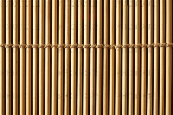 Bamboo mat close up texture