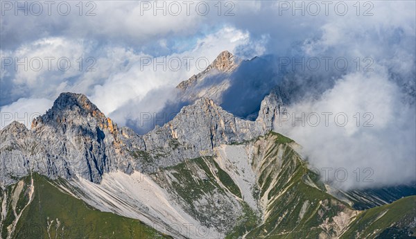 Rocky mountain ridge