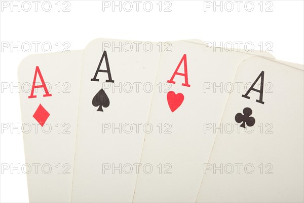 Four old cards