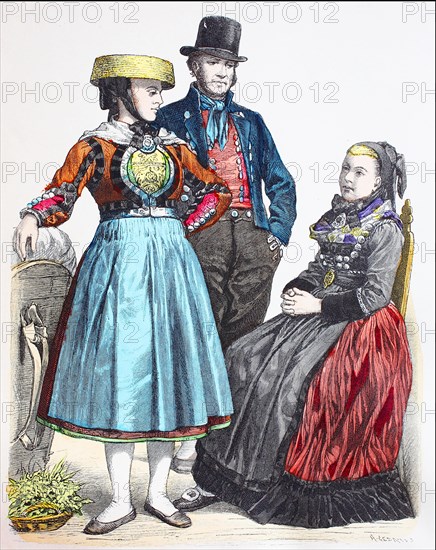 Folk traditional costume