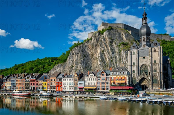 View of picturesque Dinant town