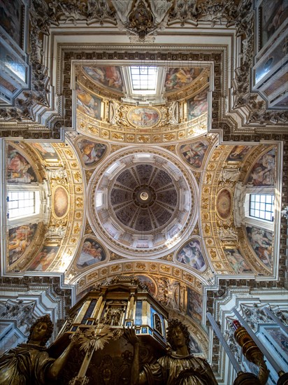 Dome and ornate ceiling