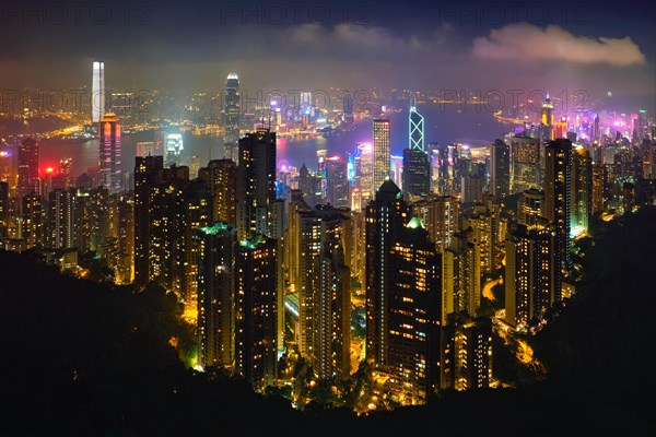 Famous view of Hong Kong