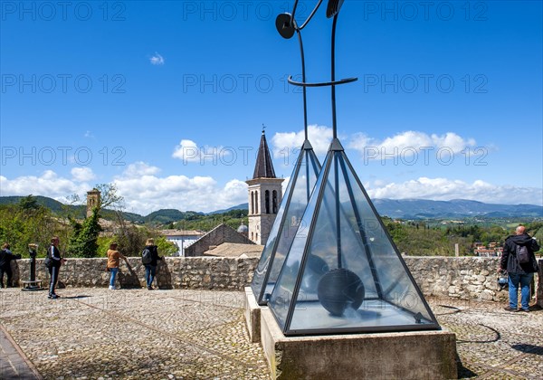 Viewing platform above the Cathedral of Santa Maria Assunta in Spoleto