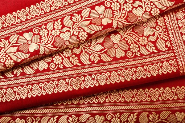 Indian sari close up texture