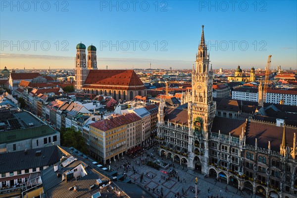 Aerial view of Munich