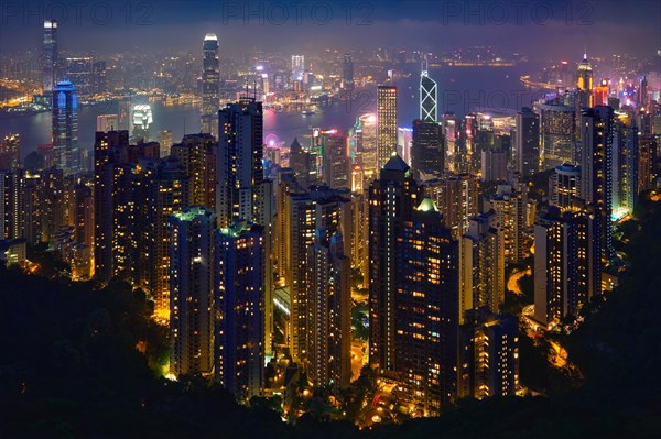 Famous view of Hong Kong