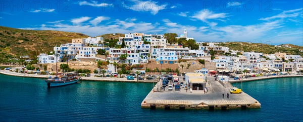 Adamantas Adamas harbor town of Milos island. Milos