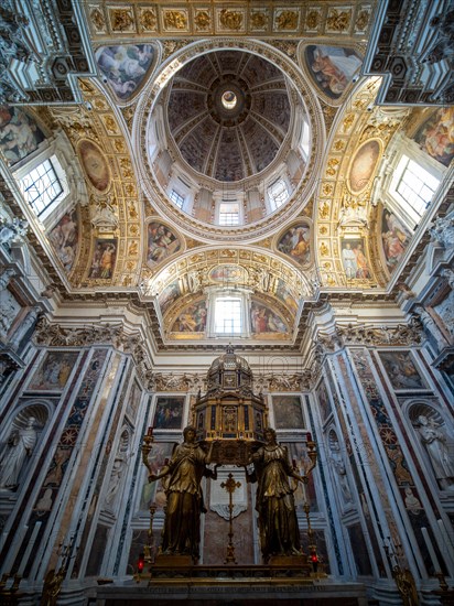 Dome and ornate ceiling