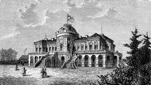 Solitude Palace was built between 1763 and 1769 as a hunting and representation palace under Duke Carl Eugen von Wuerttemberg