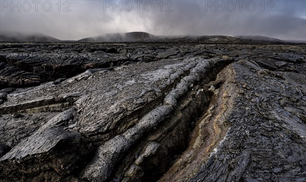 Petrified lava