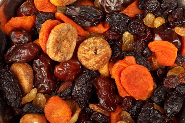 Various dried fruits