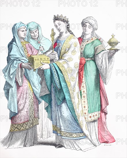 Folk traditional costume