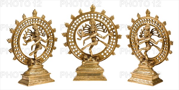 Statues of indian hindu god Shiva Nataraja