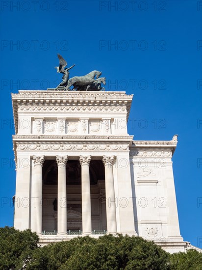 Quadriga on the Monumento Vittorio Emanuele II