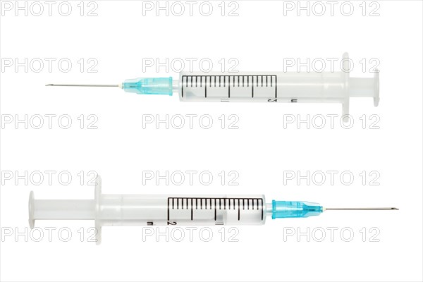 Syringe isolated on white background