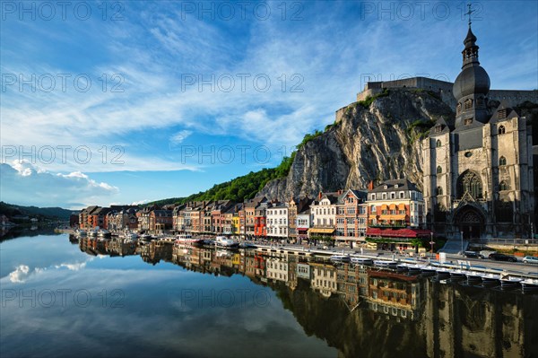 View of picturesque Dinant town