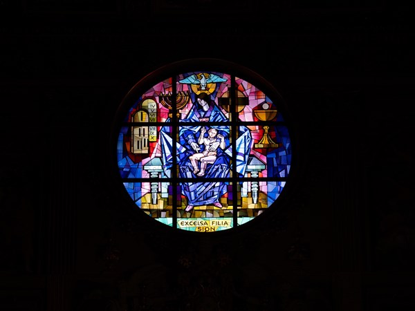 Stained glass window