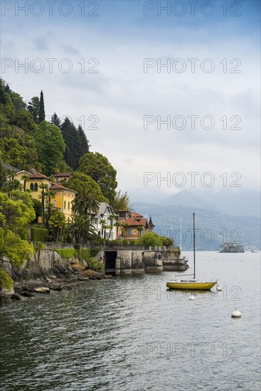 Colourful lakeside villas