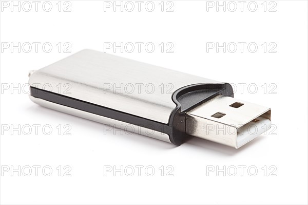 USB flash drive isolated on white background