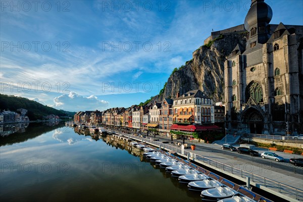 View of picturesque Dinant town