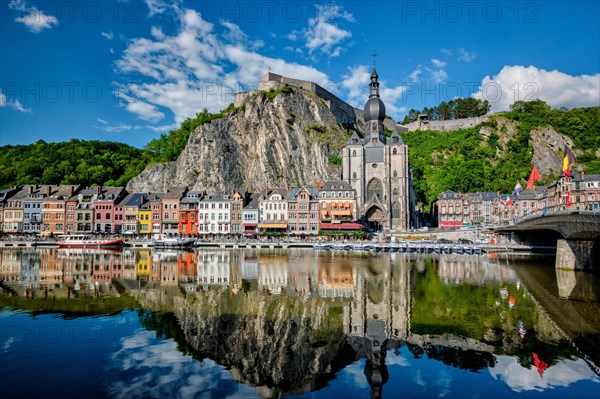 View of picturesque Dinant town