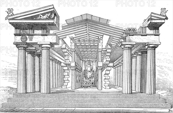 Construction of a Greek temple: The Temple of Zeus at Olympia
